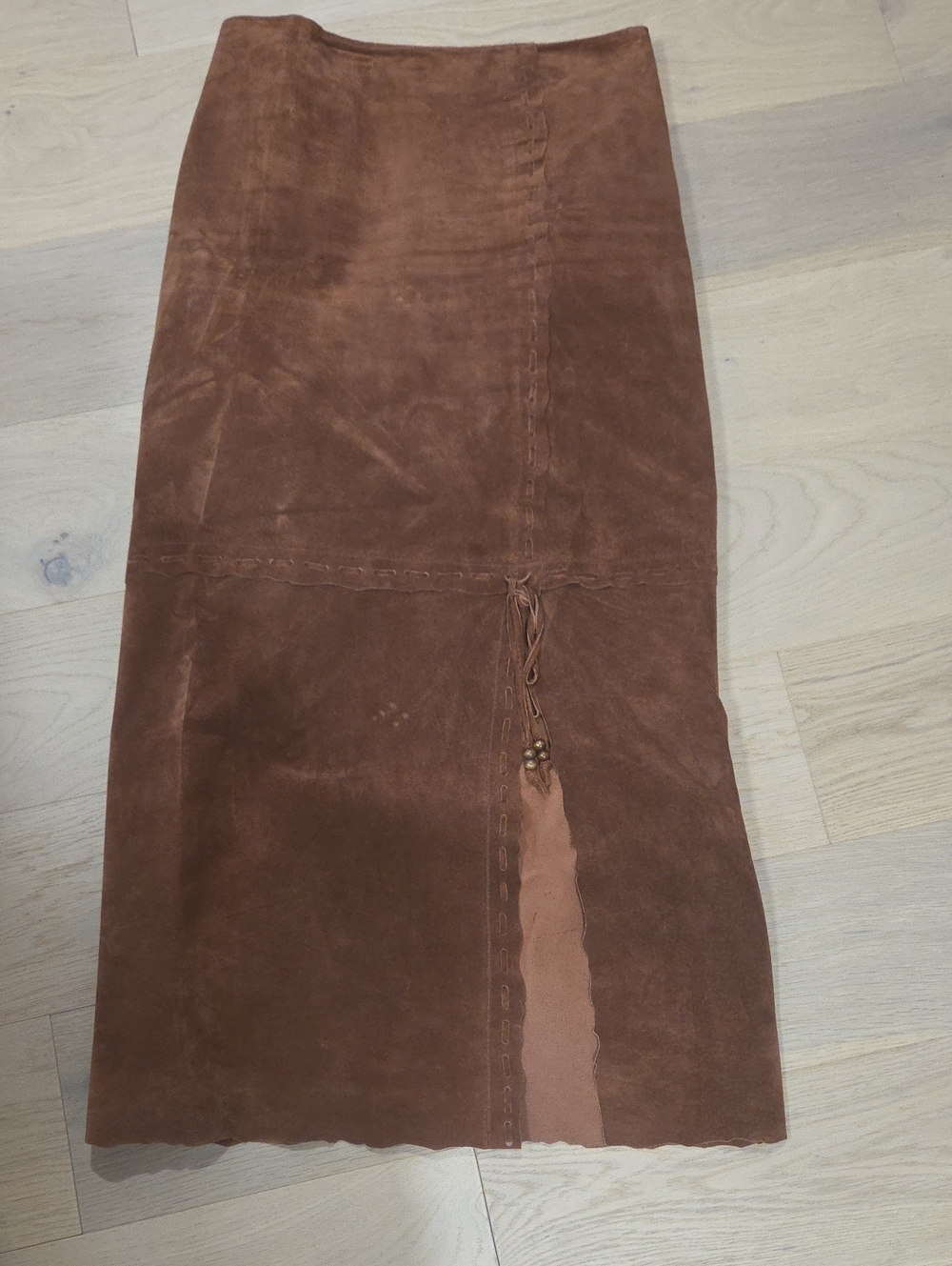 Suede Brown Skirt